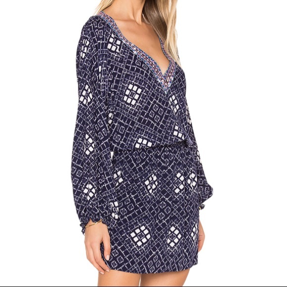 Ella Moss Lilia Mimi dress Navy sz Sm - Picture 4 of 7